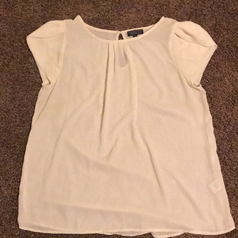 Papermoon cap-sleeve blouse